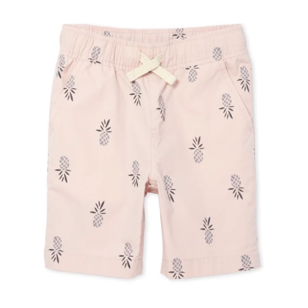 NWOT Trendy Pink Pineapple Print Shorts Boys Size 6 Little Boys Board